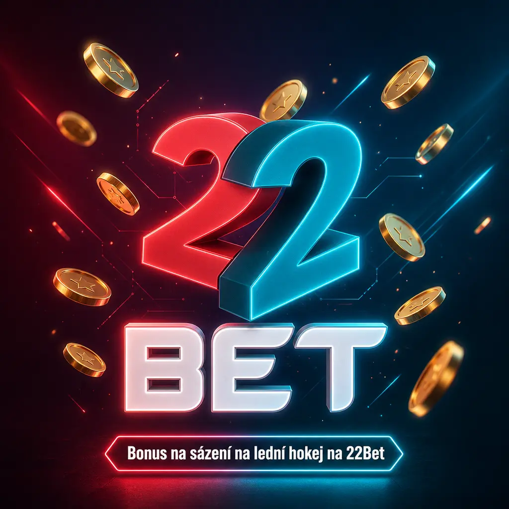 Uvítací bonus 100 % až 3000 Kč na 22Bet pro sázky na lední hokej po prvním vkladu