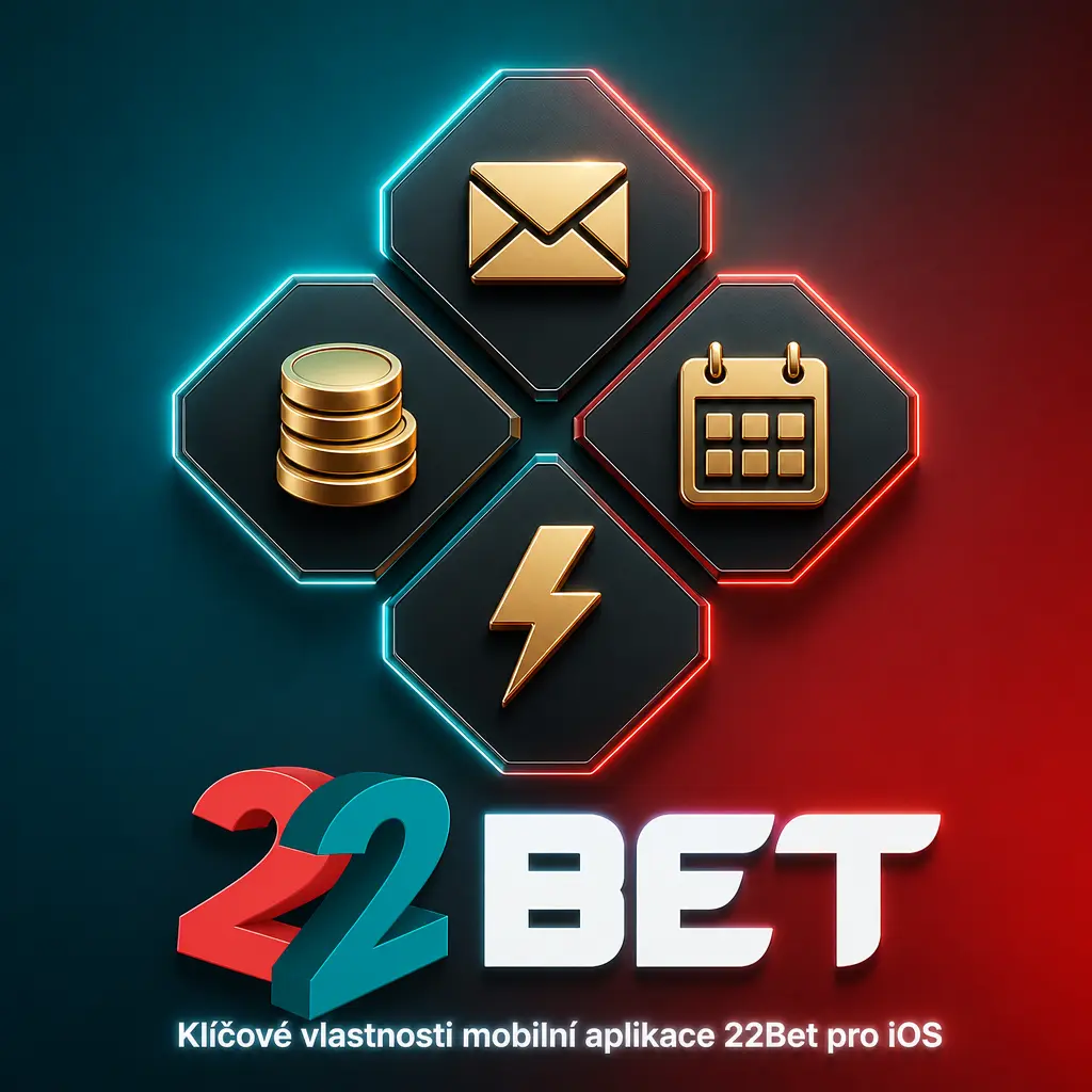 Mobilní aplikace 22Bet pro iOS s podporou CZK, casino hrami a live sázením na sport