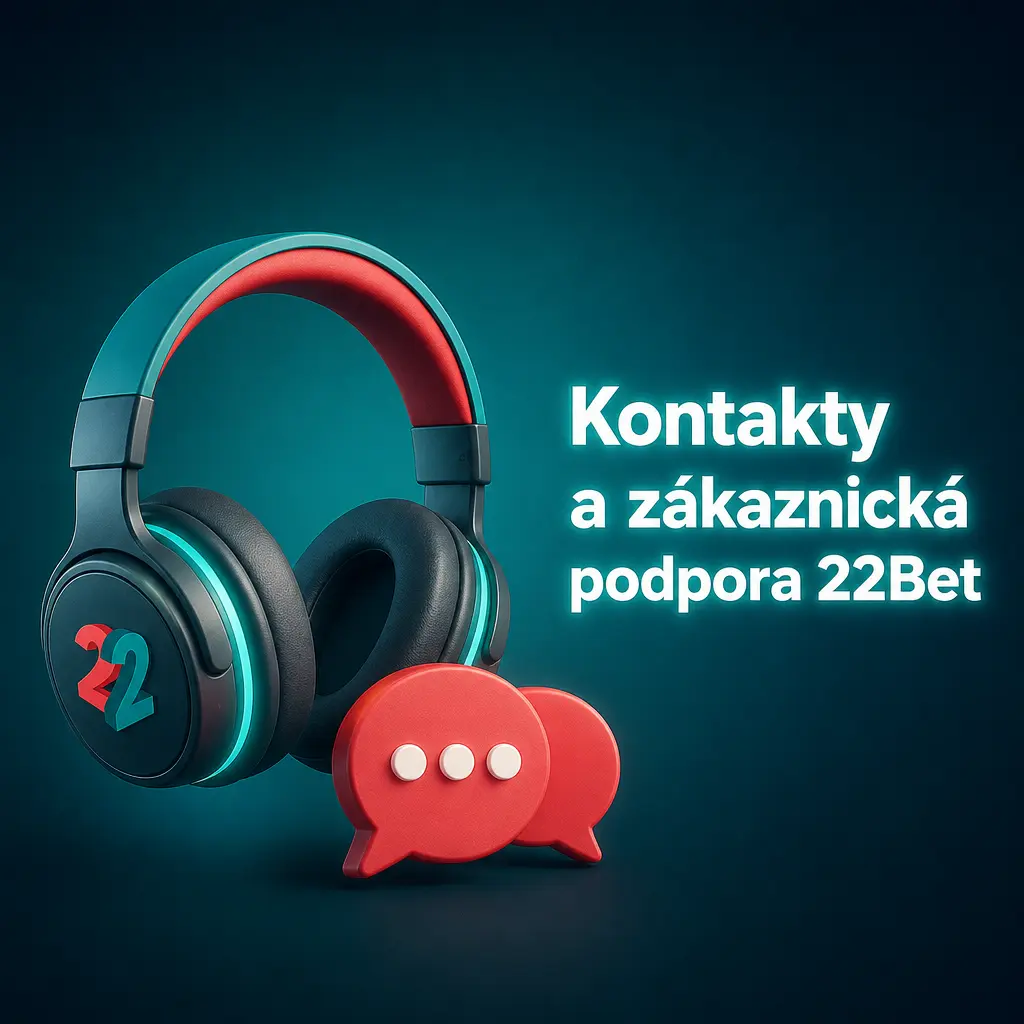 Kontakty a zákaznická podpora 22Bet – live chat, e-mail, FAQ a sociální sítě dostupné nonstop 24/7