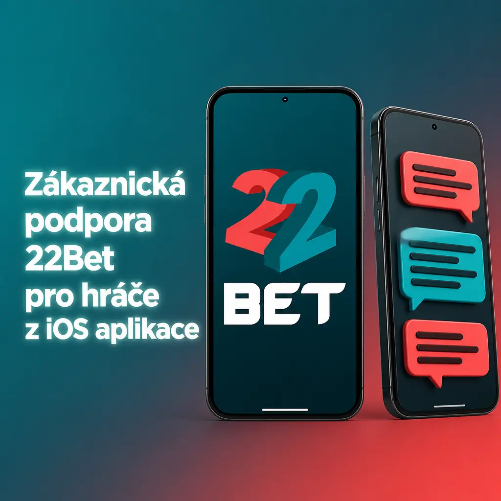 Zákaznická podpora 22Bet v iOS aplikaci – live chat, e-mail, telefon a sociální sítě dostupné nonstop pro české hráče.