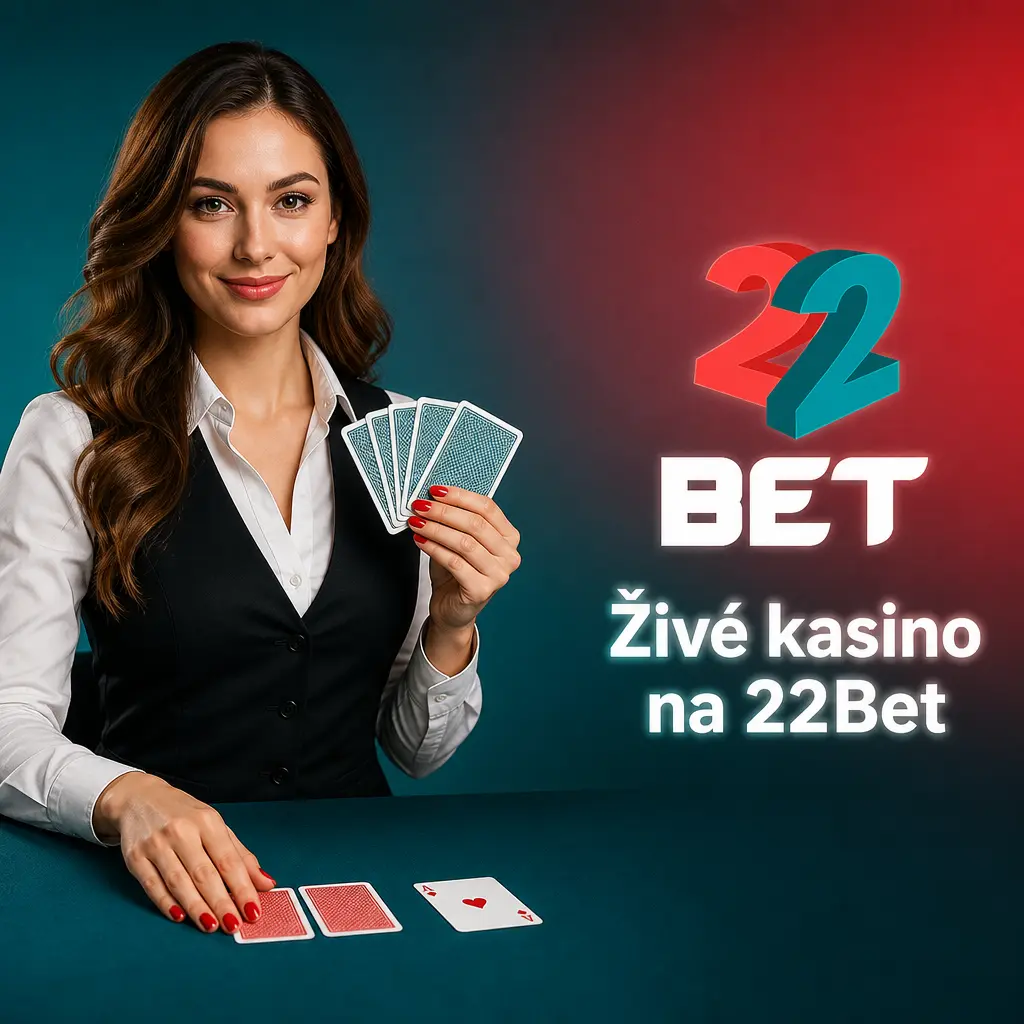 Živé kasino na 22Bet s dealery v HD kvalitě od studií Evolution a Ezugi – ruleta, blackjack, baccarat, poker